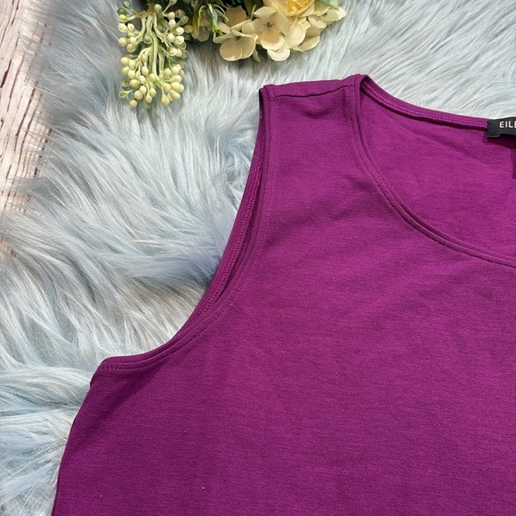 Eileen Fisher Plum Purple Tank Top sz S - Picture 2 of 8